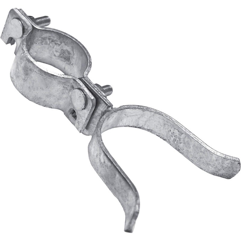 Jake Sales 1-3/8" x 2-7/8" Chain Link Fence Gate Fork Latch - Fence Gate Latch - Galvanized Fence Gate Latch with Hole for Padlock - Image 1